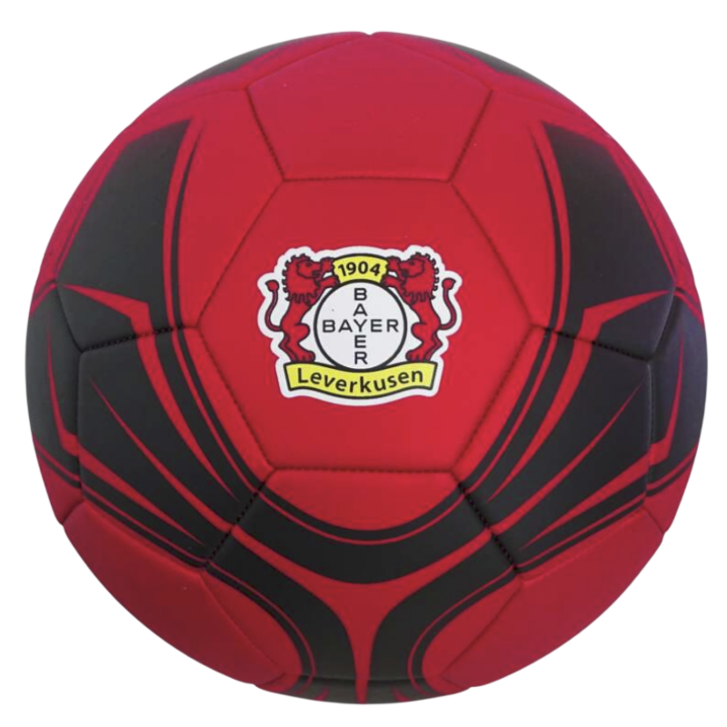 Bayer 04 Leverkusen Fußball - Metallic - rot/schwarz | Ball | Gr. 5  | B04