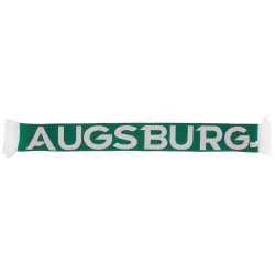 FC Augsburg Schal - Skyline - grün | Strickschal | Fanschal | FCA