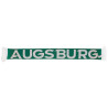 FC Augsburg Schal - Skyline - grün | Strickschal | Fanschal | FCA