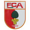 FC Augsburg Aufkleber - Vereinswappen - farbig | Sticker | Autoaufkleber | FCA