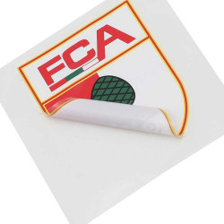 FC Augsburg Aufkleber - Vereinswappen - farbig | Sticker | Autoaufkleber | FCA
