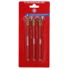 FC Bayern München Gelschreiber 3er Set - Berni, Ben, Mia - Stift | radierbar | Gelstift  - Plus 3D-Logo Aufkleber FCB