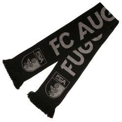 FC Augsburg Schal - Fuggerstadt - schwarz | Strickschal | Fanschal | FCA