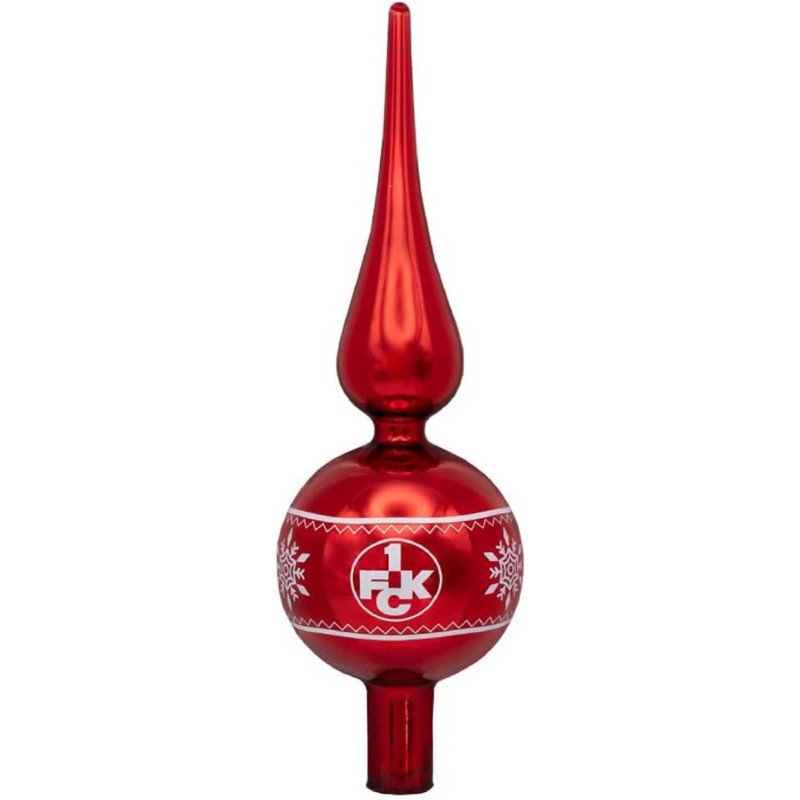 1. FC Kaiserslautern Christbaumspitze | 27 cm | Weihnachtsbaum | Schmuck | FCK