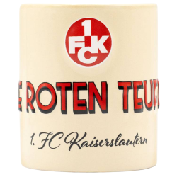 1. FC Kaiserslautern Tasse Relief - Die Roten Teufel - Retro | Kaffeetasse |FCK