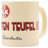1. FC Kaiserslautern Tasse Relief - Die Roten Teufel - Retro | Kaffeetasse |FCK