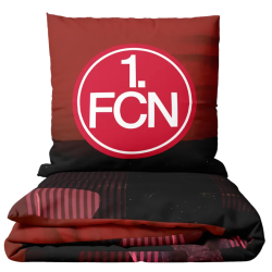 1. FC Nürnberg Bettwäsche - Stadion - 2teilig | 135 x 200 cm | Baumwolle | FCN