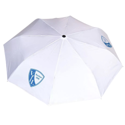 VfL Bochum Taschenschirm weiß | Automatik Schirm | Regenschirm