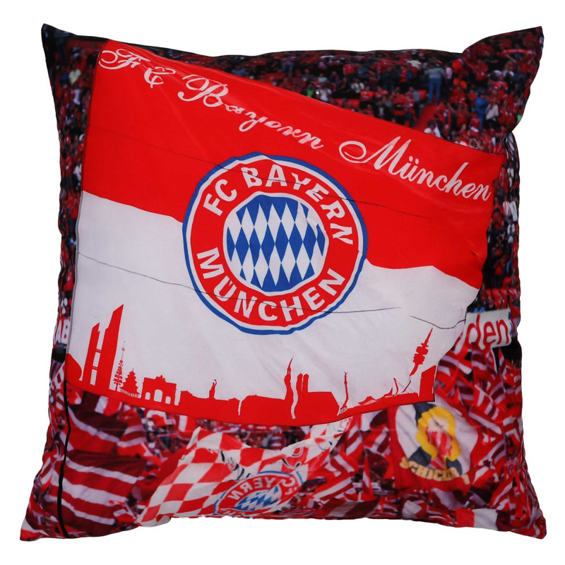 FC Bayern München Kissen - Fankurve - 40 x 40 cm | Dekokissen | FCB