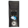 Arminia Bielefeld Dartpfeile mit Etui und Flights | Steeldarts | Dart Pfeile | DSC