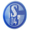 FC Schalke 04 Aufkleber Lentikular blau - Ein Leben lang - 8 cm S04 Autoaufkleber mit Wechselbild