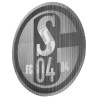FC Schalke 04 Aufkleber 2er Set Lentikular - Classic - schwarz | Autoaufkleber mit Wechselbild | S04