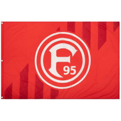 Fortuna Düsseldorf Hissfahne - Logo - 150 x 100 cm | Fahne | Flagge | F95