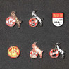 1. FC Köln Pin Box - Retro Logos +  Stadtwappen - 6er Set | Anstecker in hochwertiger Präsentationsbox