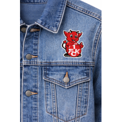 1.FC Kaiserslautern Aufnäher - Betzi - 6.5 cm | Patch | Teufel | FCK