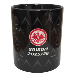 Eintracht Frankfurt Tasse - Signatur 2025/26 - Unterschriftentasse Team SGE