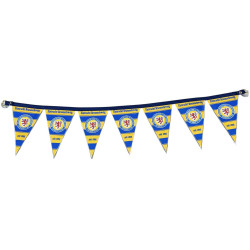 Eintracht Braunschweig Autowimpel Kette - Streifen - 60 cm | Wimpelkette mit Saugnäpfen | BTSV
