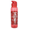 FC Bayern München Trinkflasche - Signature - 2025/26 | rot/transparent | Flasche Unterschriften | FCB