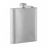 Borussia Dortmund Flachmann - Logo - silber | Taschenflasche | Edelstahl | Flasche | BVB 09