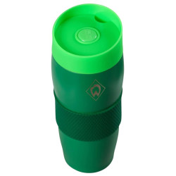 SV Werder Bremen Thermobecher - Raute - grün | 350 ml | Kaffeebecher | Coffee to go-Becher | SVW