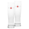 Eintracht Frankfurt Weizenbierglas - 1899 - 2er Set | Glas | 0,3 Liter | Bierglas | Weizenglas | SGE