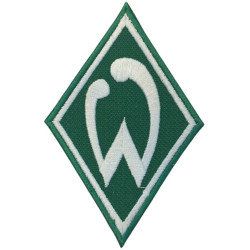 SV Werder Bremen Aufnäher - Raute - grünweiß | 6.5 x 10 cm | Patch | SVW