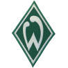 SV Werder Bremen Aufnäher - Raute - grünweiß | 6.5 x 10 cm | Patch | SVW