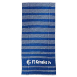 FC Schalke 04 Duschtuch - Twisted - 70 x 140 cm | Badetuch | Strandtuch | S04