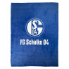 FC Schalke 04 Flanellfleece Decke Königsblau | 150 x 200 cm | Kuscheldecke  S04