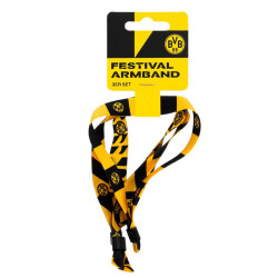 Borussia Dortmund Festival Armband 3er Set | Festivalbänder | Band | BVB 09