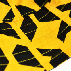 Borussia Dortmund Festival Fischerhut - Graphic - mit Retrologo | schwarzgelb | Sonnenhut | Hut | Anglerhut BVB 09