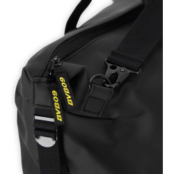 Borussia Dortmund Reisetasche - Logo silber | Tasche | schwarz | Sporttasche | Weekender | BVB 09