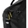 Borussia Dortmund Reisetasche - Logo silber | Tasche | schwarz | Sporttasche | Weekender | BVB 09
