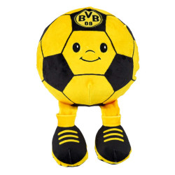 Borussia Dortmund Ball - Knautschi - mit baumelnden Füßen | Ø 18 cm | Knautschball | Softball | BVB 09