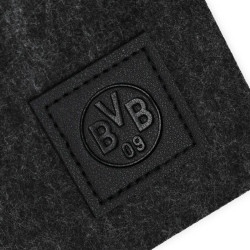 Borussia Dortmund Platzset mit Logo | 4er Set | schwarz |Tischset | BVB 09
