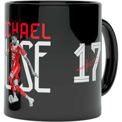 FC Bayern München Tasse - Olise - Schwarz | Spielertasse | Kaffeetasse | FCB