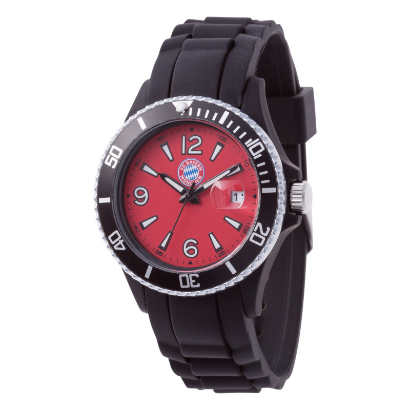 FC Bayern München Fanuhr schwarz | Armbanduhr | Uhr | FCB