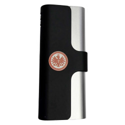 Eintracht Frankfurt V-Fire Ignis Feuerzeug Piezo Metall | schwarz-silber | SGE