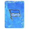 Hertha BSC Berlin Metallschild - Fahne - blau | Blechschild | Used Look | Schild | HBSCB