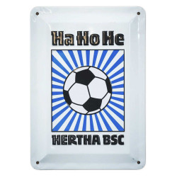 Hertha BSC Berlin Blechschild - Retro Style - weiß | Metallschild | Schild | HBSCB