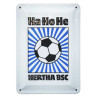 Hertha BSC Berlin Blechschild - Retro Style - weiß | Metallschild | Schild | HBSCB