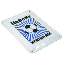 Hertha BSC Berlin Blechschild - Retro Style - weiß | Metallschild | Schild | HBSCB