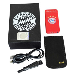 FC Bayern München USB-Feuerzeug Tycoon Arc Red | Feuerzeug mit Lichtbogen | FCB