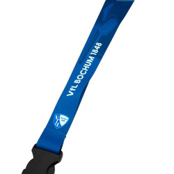VfL Bochum Schlüsselband - Classic - blauweiß | mit abnehmbarem Schlüsselanhänger | Lanyard