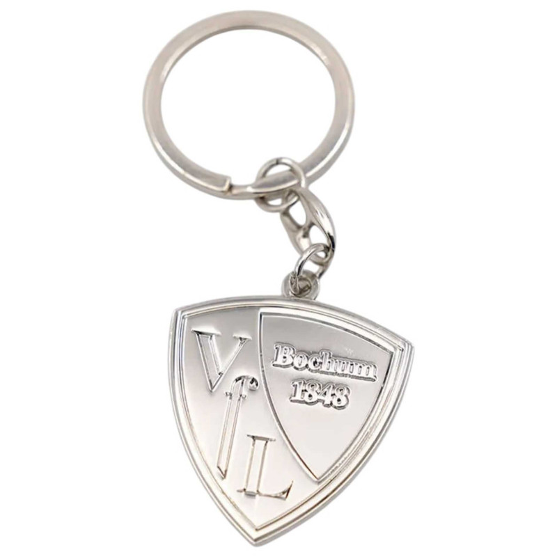 VfL Bochum Schlüsselanhänger - Logo silber - Metall Anhänger