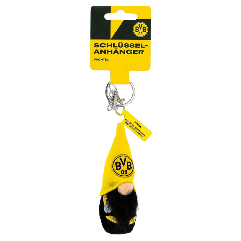 Borussia Dortmund Schlüsselanhänger - Wichtel - Papa Wichtelanhänger | Anhänger | BVB 09