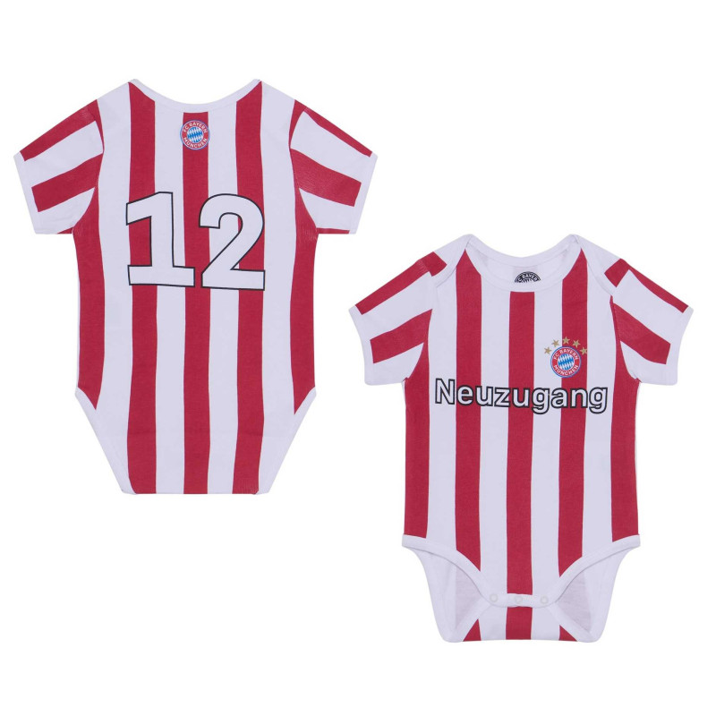 FC Bayern München Baby Body - Neuzugang - Kurzarm Bodie baby bodysuit FCB - diverse Größen