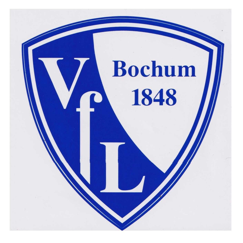 VfL Bochum Aufkleber Logo 10 cm | blau-weiß | Sticker