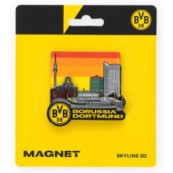 Borussia Dortmund Magnet - 3D Skyline - Kühlschrankmagnet BVB 09