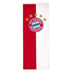 FC Bayern München Bannerfahne - Logo - 300 x 120 cm | XXL Fahne | Hochformat FCB
